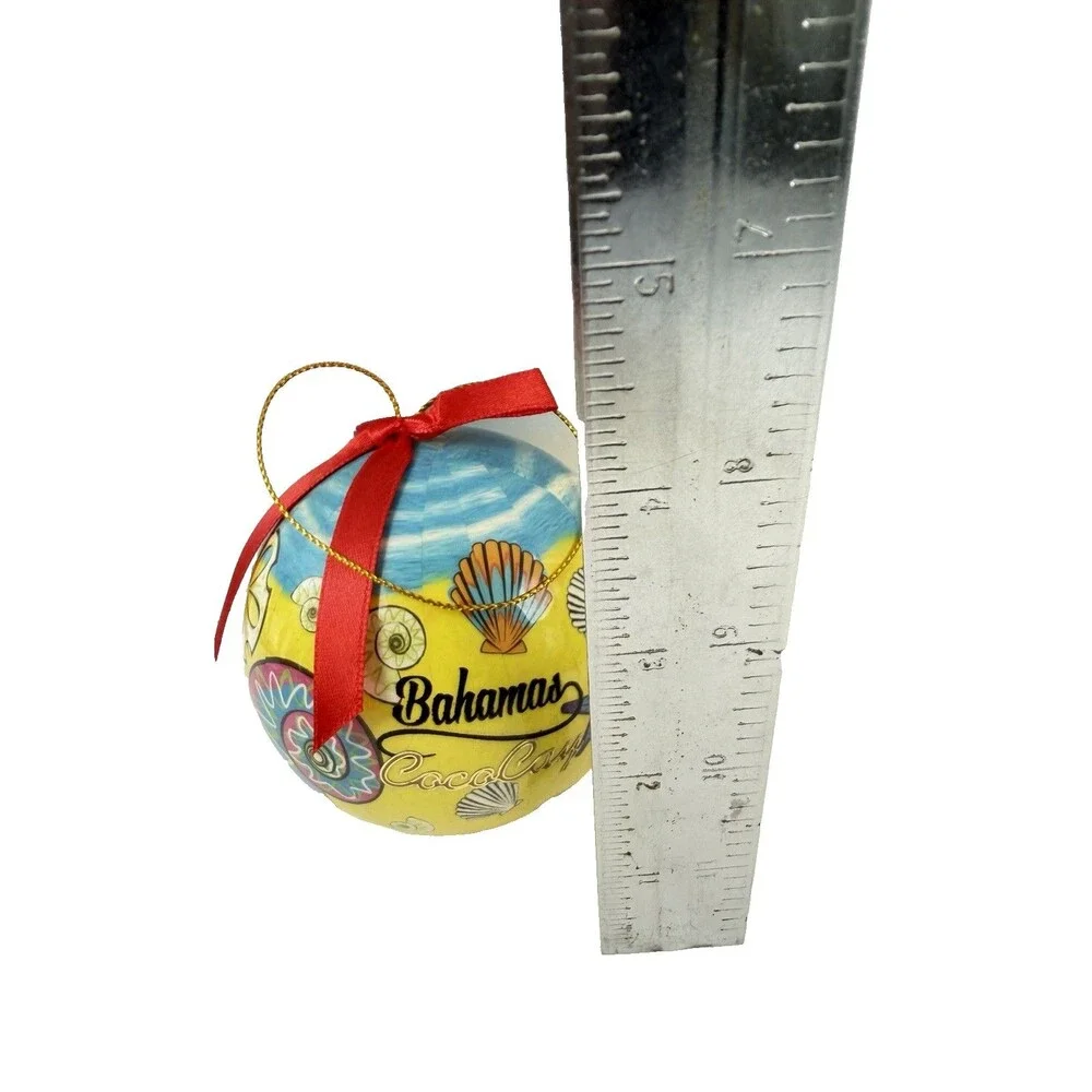 VTG Bahamas CocoCay Christmas Ornament Beach Shell Starfish Souvenir 4” Holiday